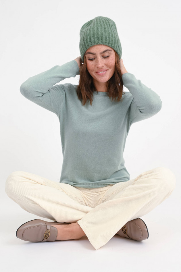 1868 Cashmere-Pullover in Salbei