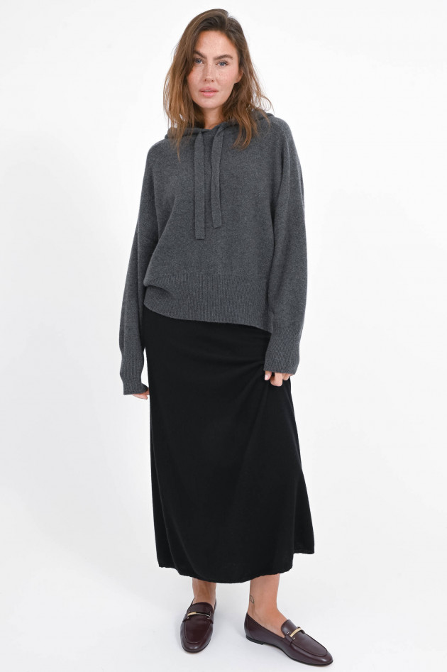 1868 Cashmere-Hoodie in Dunkelgrau