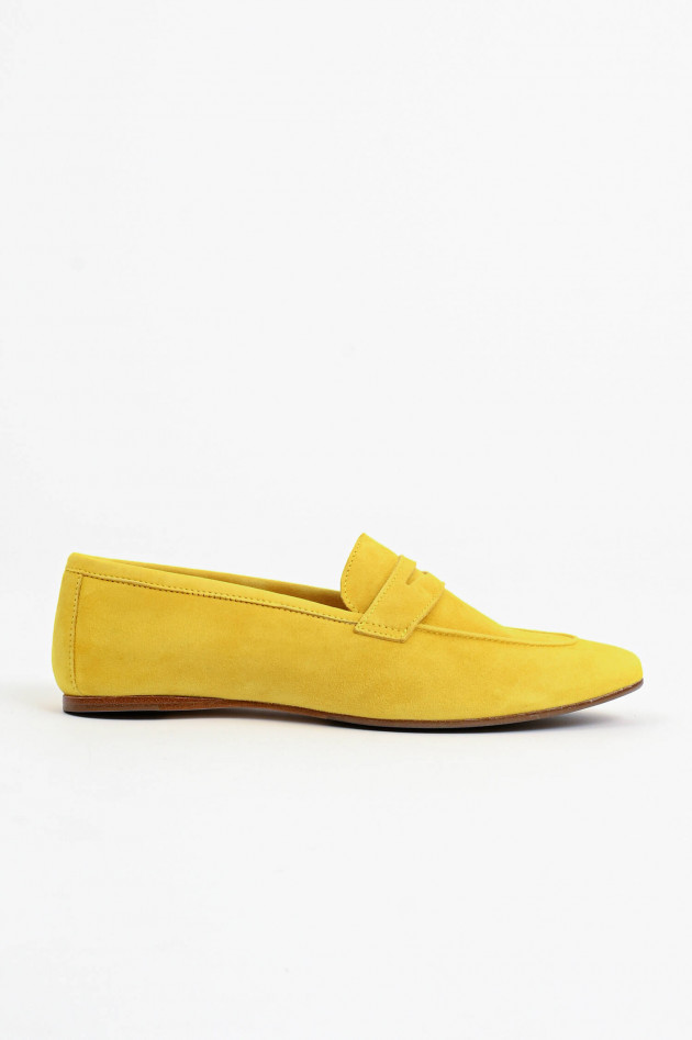 1868 Veloursleder-Loafer in Amber