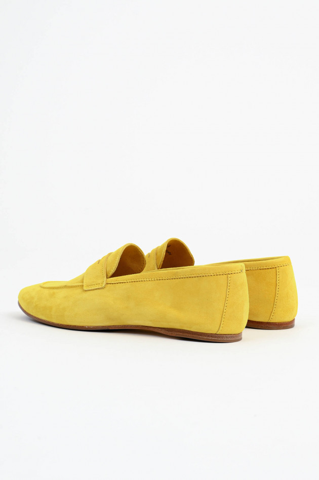 1868 Veloursleder-Loafer in Amber