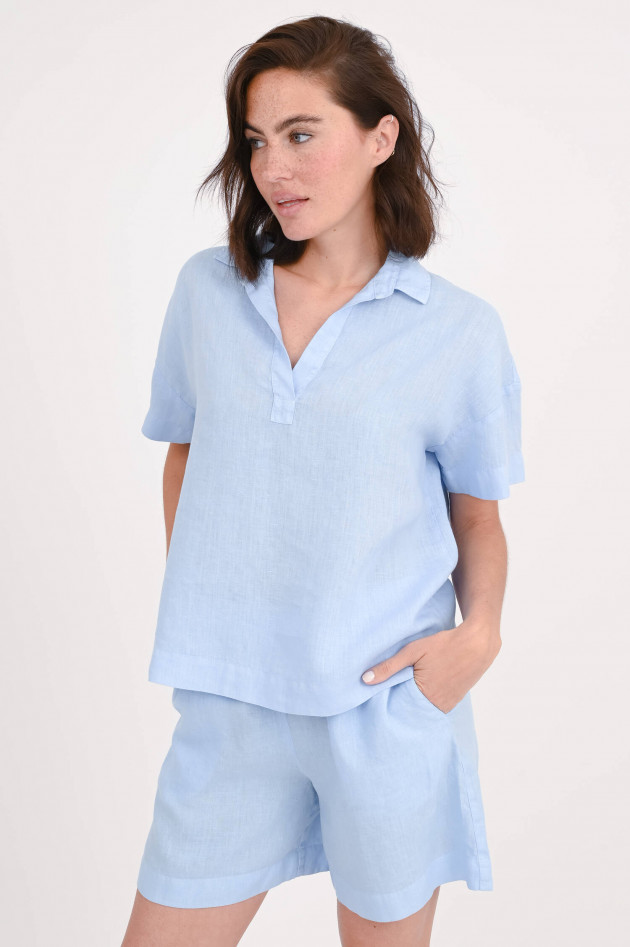 1868 Leinenshorts SIRIO in Hellblau