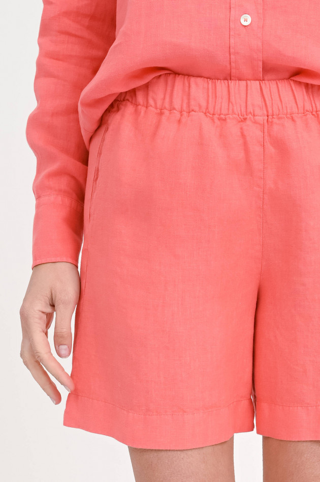 1868 Leinenshorts SIRIO in Coral