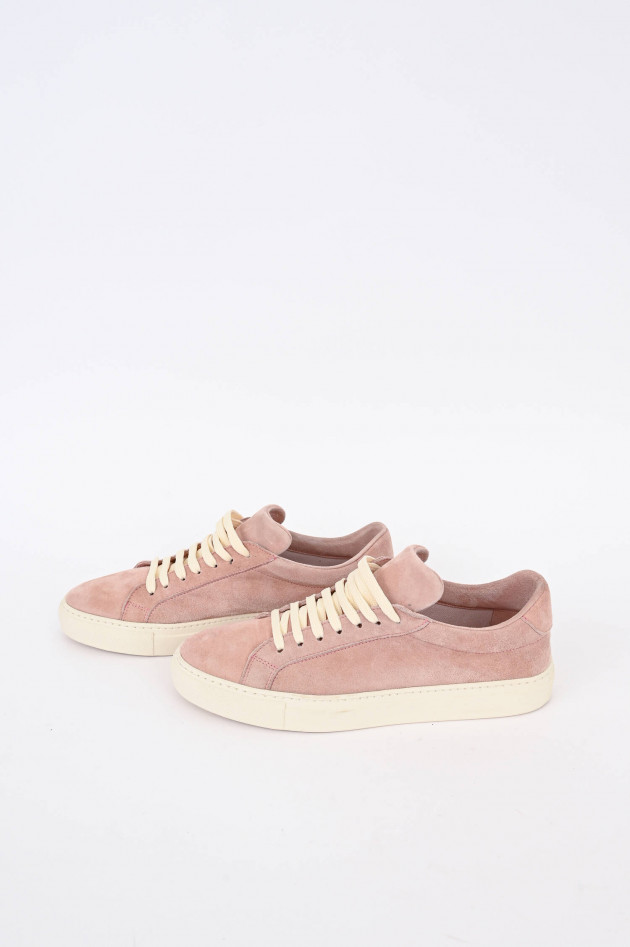 1868 Veloursleder-Sneaker in Rosé