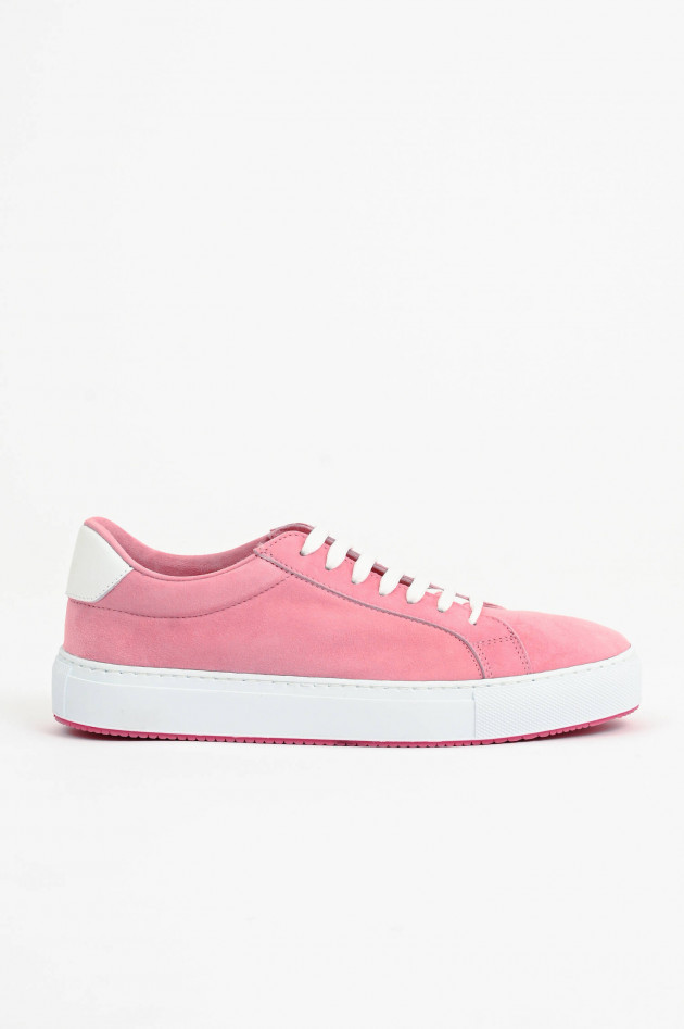 1868 Veloursleder-Sneaker in Rosa