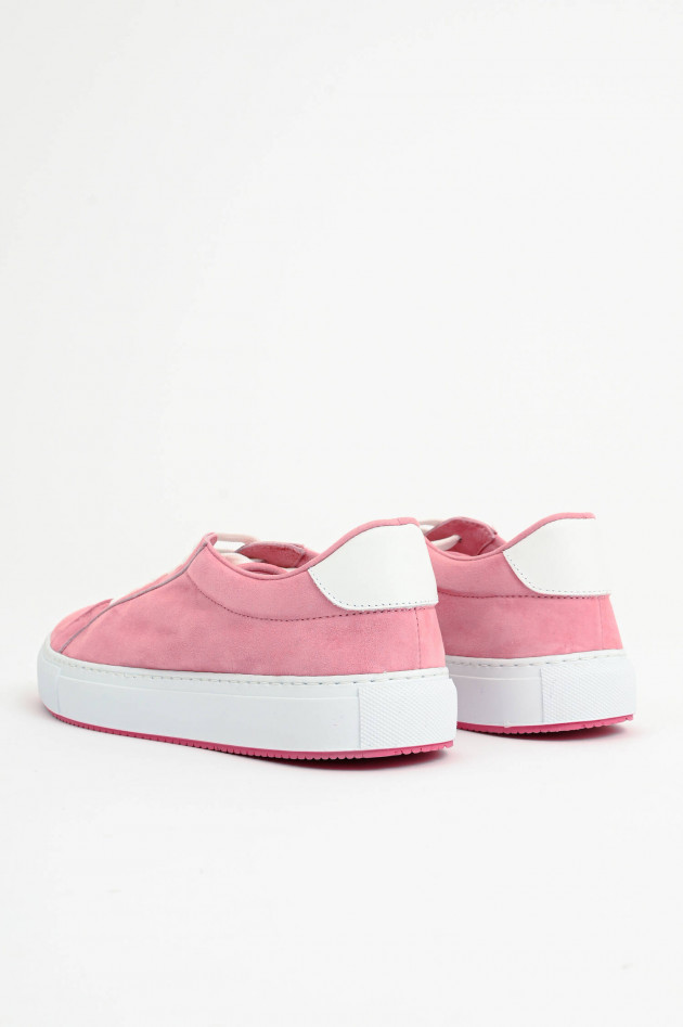 1868 Veloursleder-Sneaker in Rosa