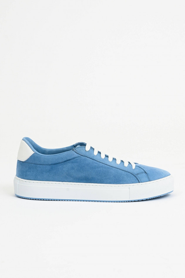 1868 Veloursleder-Sneaker in Hellblau