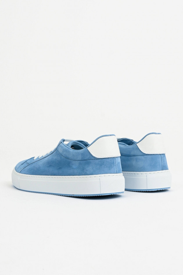 1868 Veloursleder-Sneaker in Hellblau