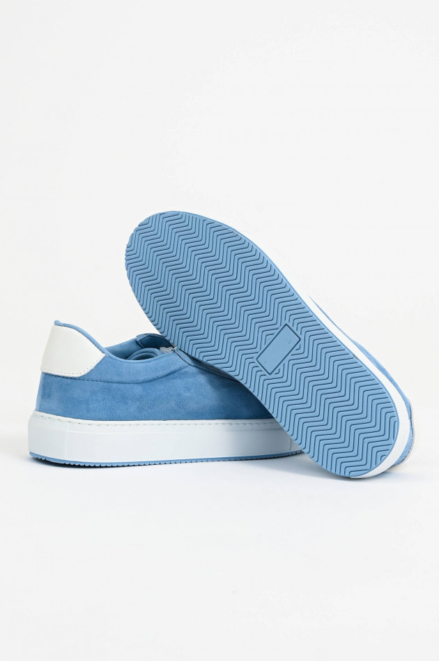 1868 Veloursleder-Sneaker in Hellblau