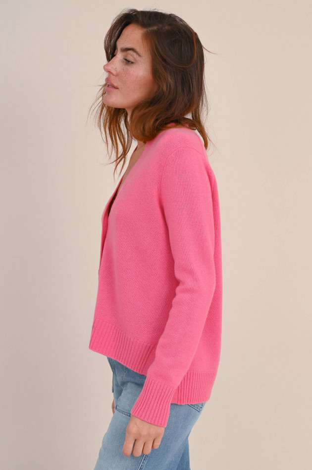 1868 Strickweste Wolle und Cashmere in Pink