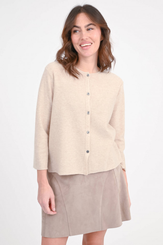 1868 Cardigan aus Cashmere in Beige