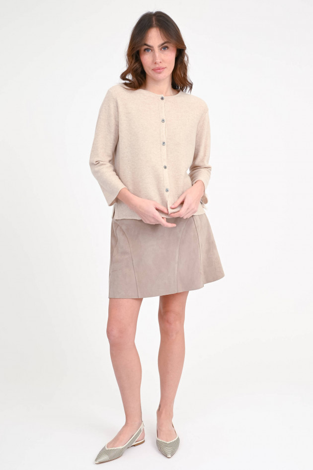 1868 Cardigan aus Cashmere in Beige