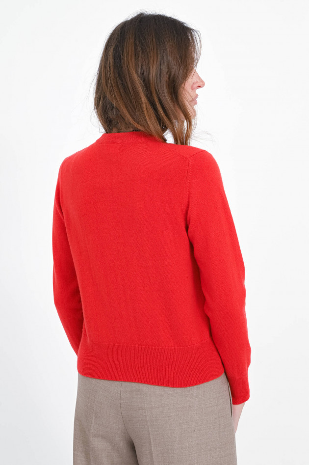 1868 Cashmere-Cardigan in Rot