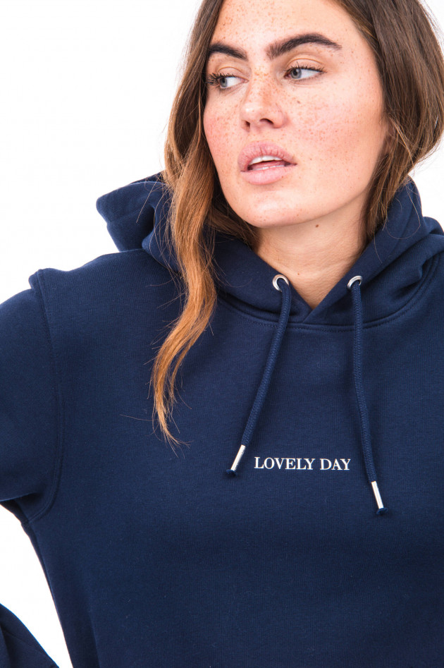 1868 Hoodie LOVELY DAY in Navy