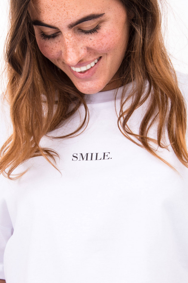 1868 T-Shirt SMILE in Weiß