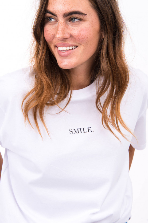 1868 T-Shirt SMILE in Weiß