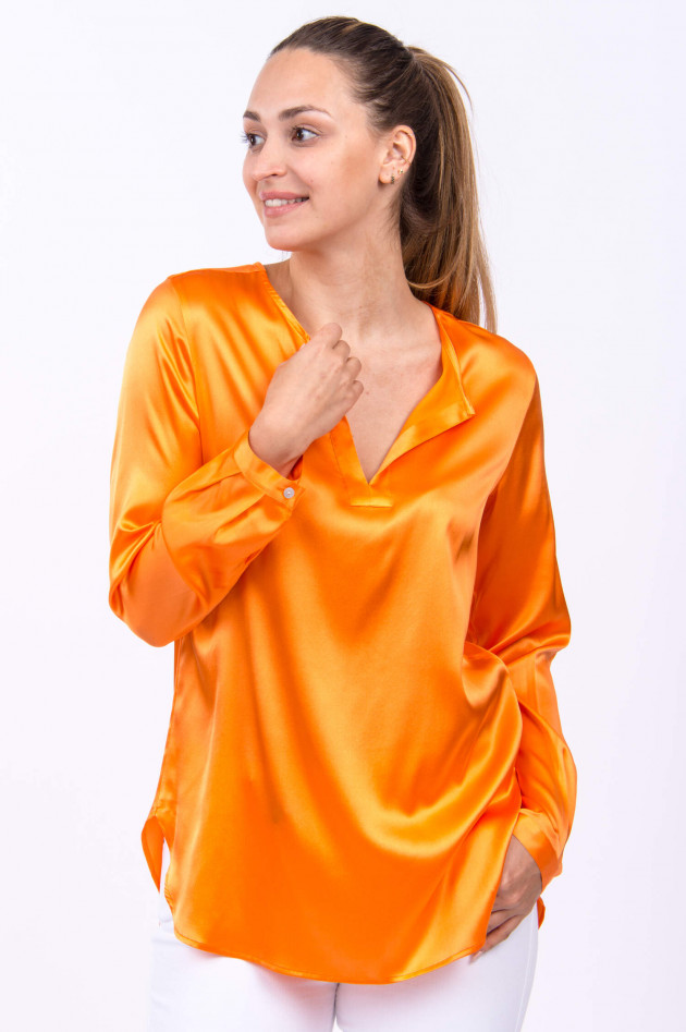 1868 Seidenbluse MASTRA in Orange