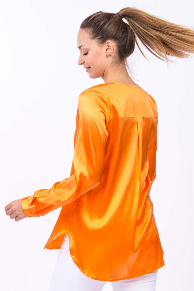 1868 Seidenbluse MASTRA in Orange