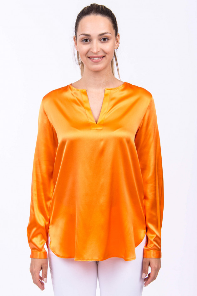 1868 Seidenbluse MASTRA in Orange