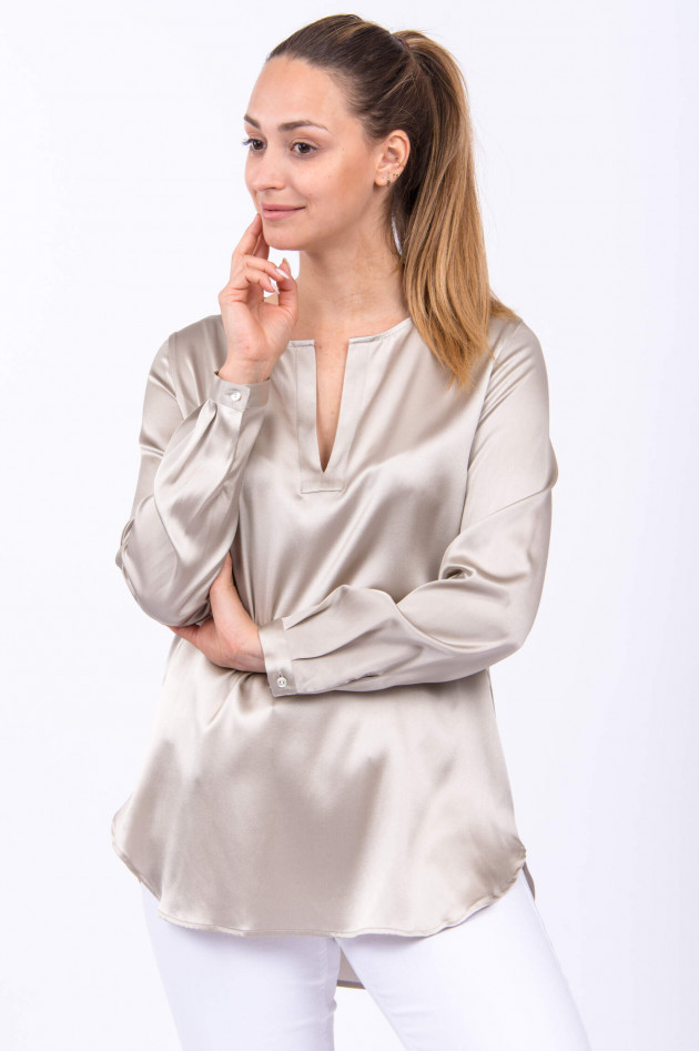 1868 Seidenbluse MASTRA in Beige