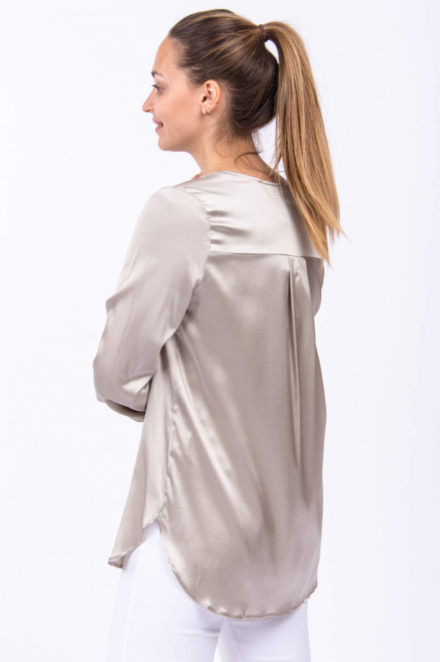 1868 Seidenbluse MASTRA in Beige