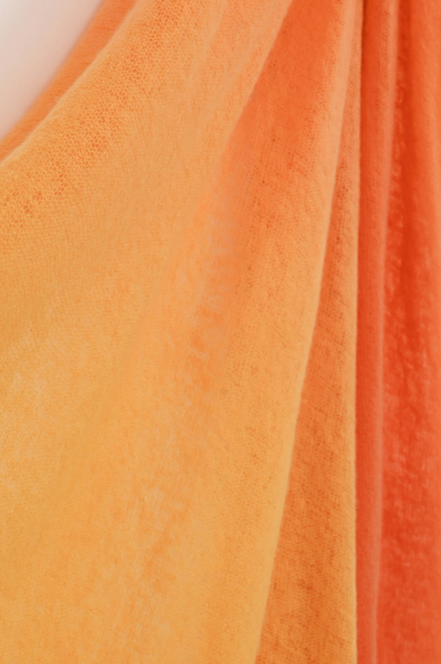 1868 Cashmere Schal mit Farbverlauf in Gelb/Orange