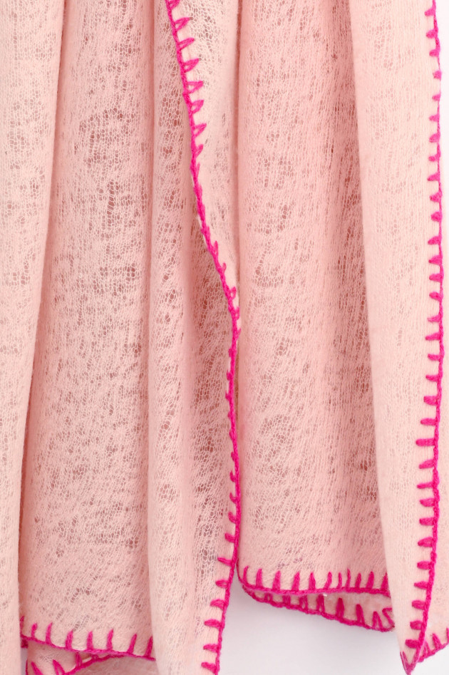 1868 Cashmere Schal in Rosé/Pink