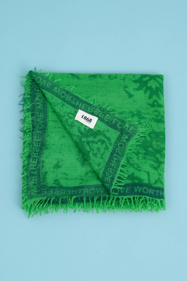 1868 Cashmere Schal WÖRTHERSEE LOVE in Grün
