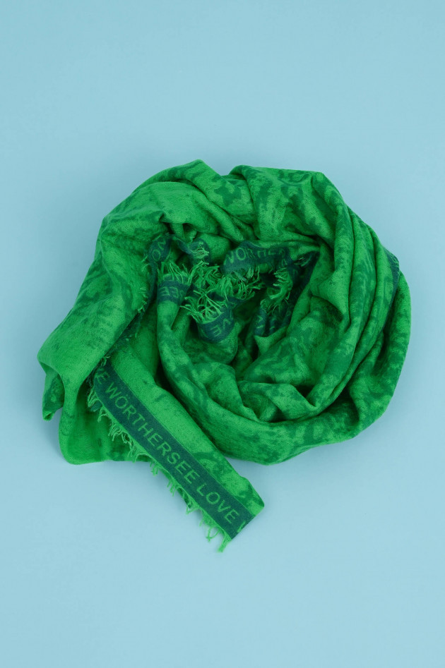 1868 Cashmere Schal WÖRTHERSEE LOVE in Grün