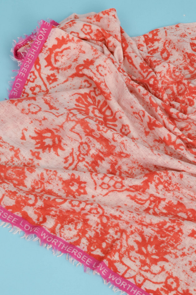 1868 Cashmere Schal WÖRTHERSEE LOVE in Orange