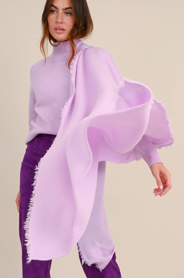 1868 Cashmere Schal in Flieder