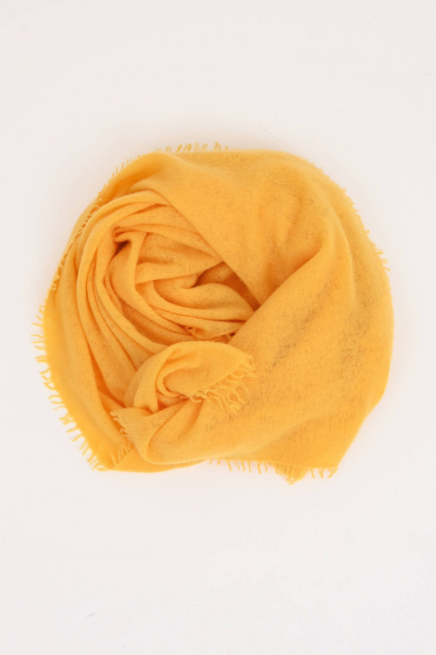 1868 Cashmere-Schal in Sonnenblumengelb