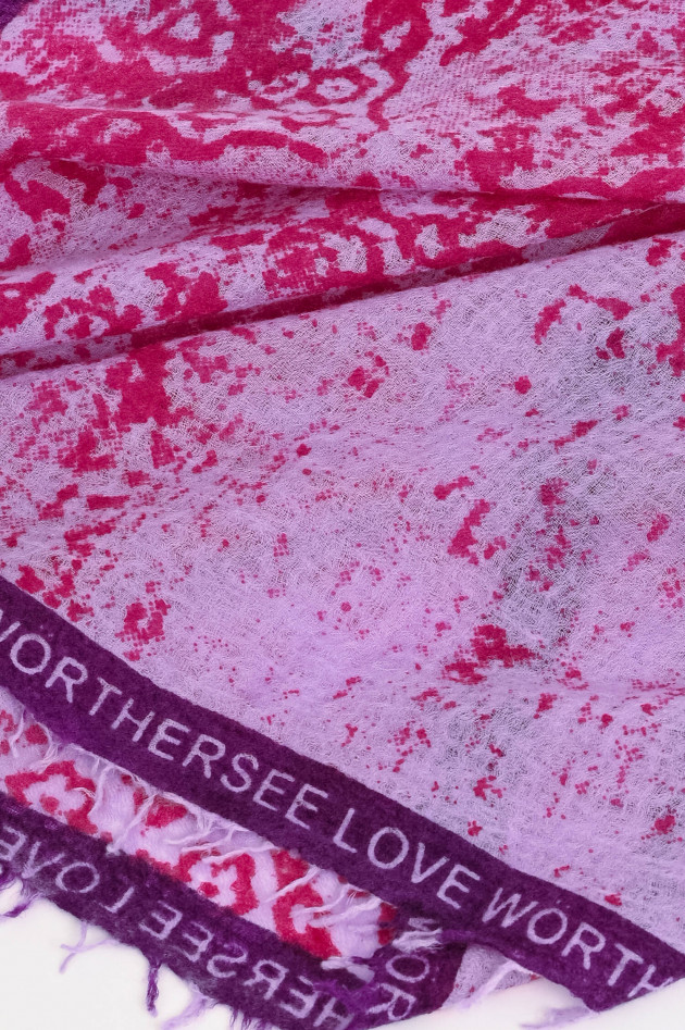 1868 Cashmere-Schal WÖRTHERSEE in Flieder/Pink