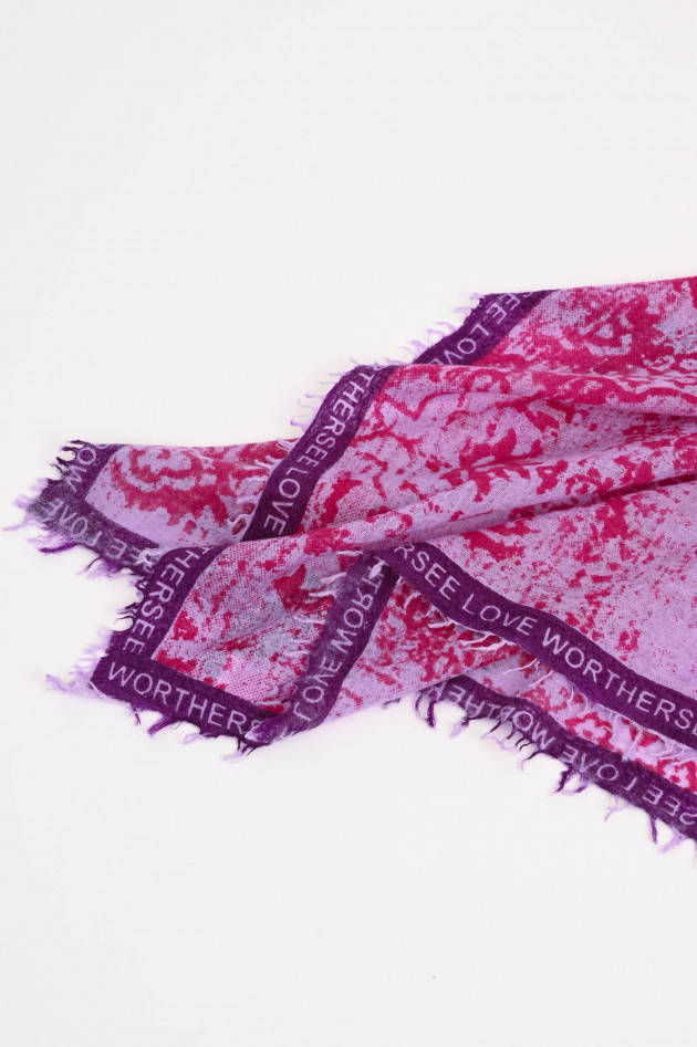 1868 Cashmere-Schal WÖRTHERSEE in Flieder/Pink