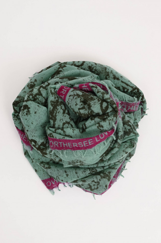 1868 Cashmere Schal WÖRTHERSEE in Grün/Pink