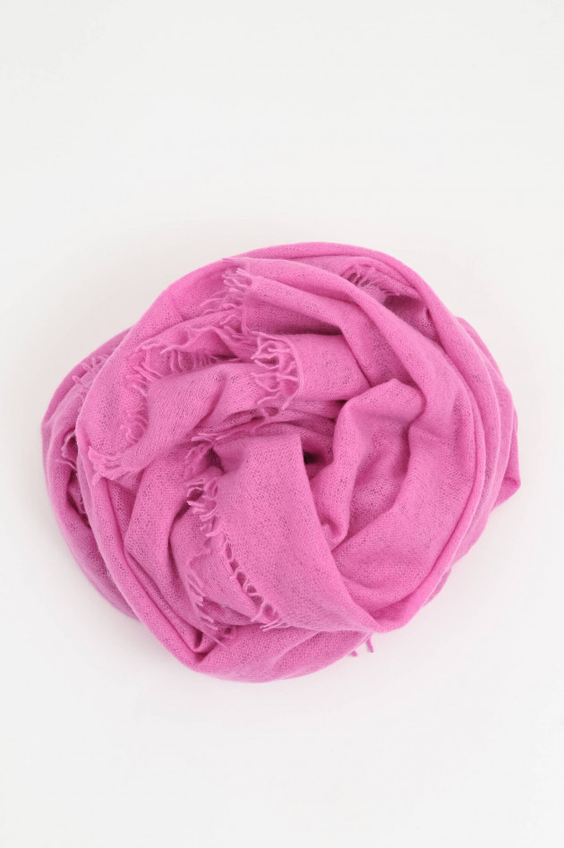 1868 Schal BASIC aus Cashmere in Rosa