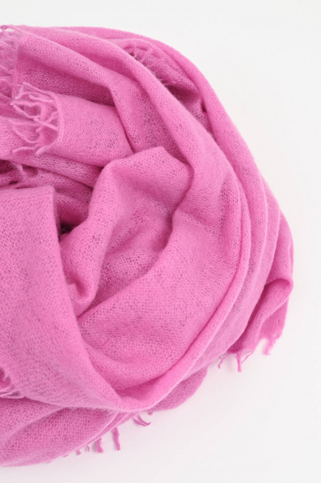 1868 Schal BASIC aus Cashmere in Rosa