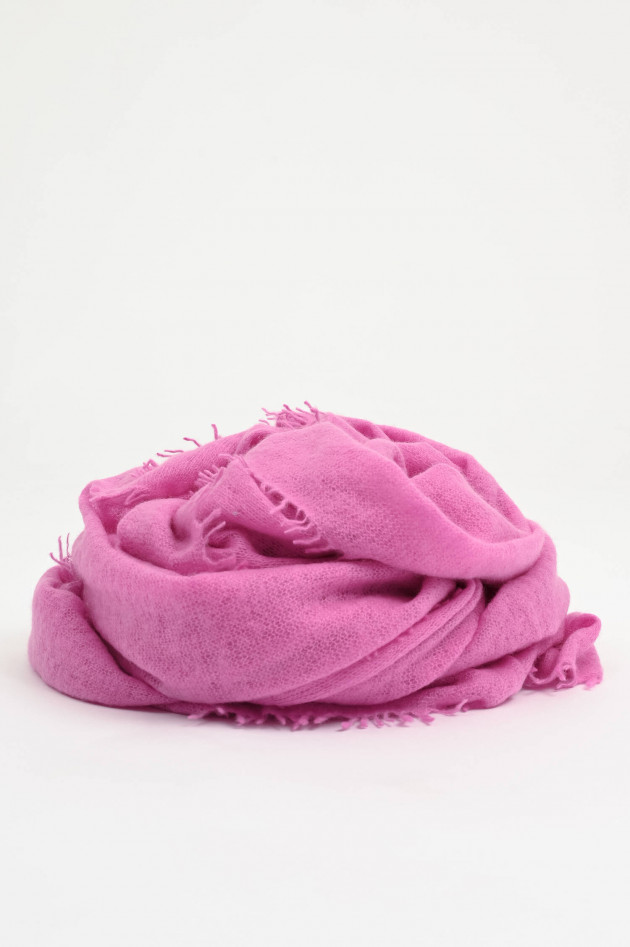 1868 Schal BASIC aus Cashmere in Rosa