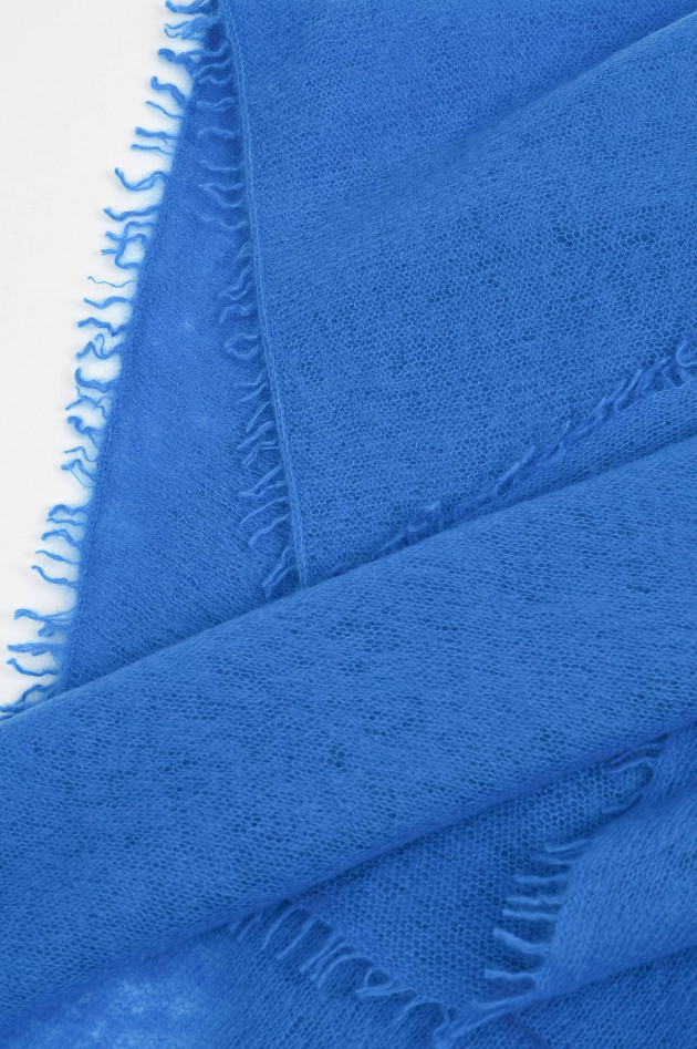 1868 Schal BASIC aus Cashmere in Lichtblau
