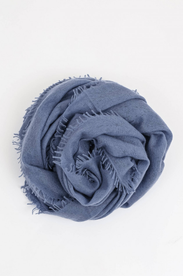 1868 Schal BASIC in Graublau