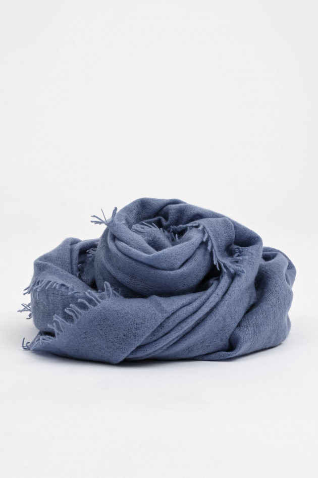 1868 Schal BASIC in Graublau