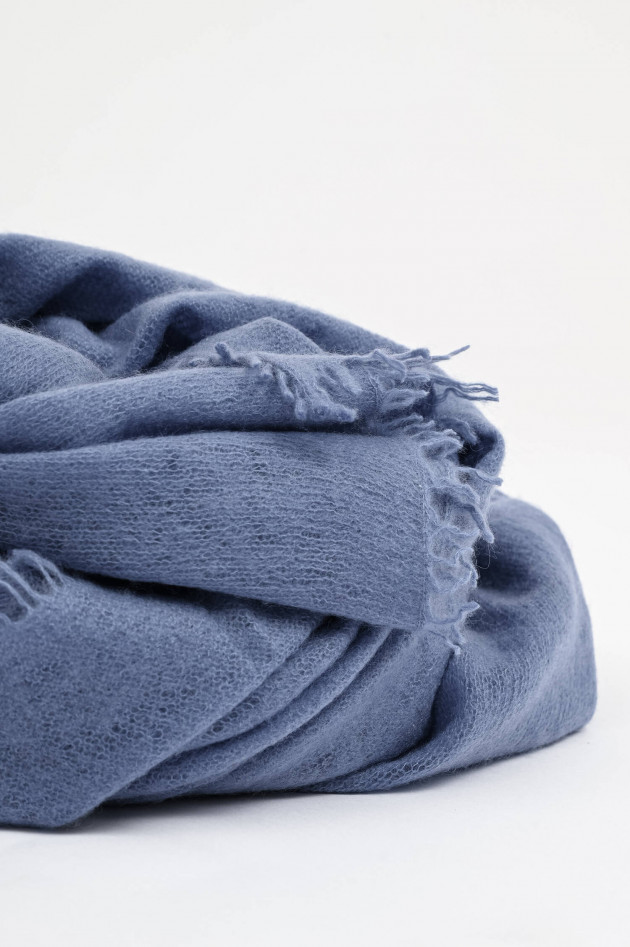 1868 Schal BASIC in Graublau
