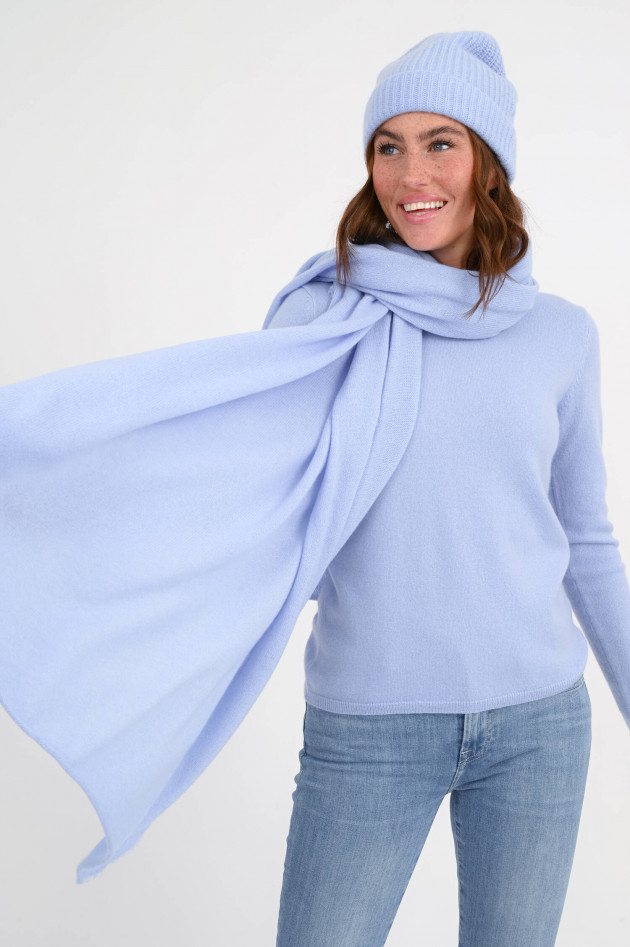 1868 Cashmere-Tuch in Hellblau