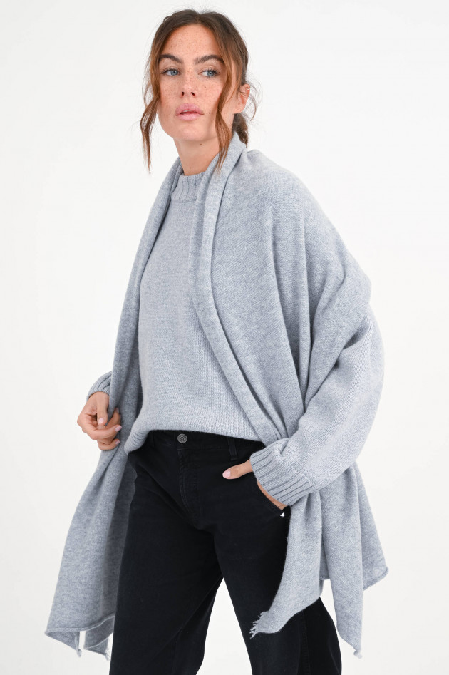 1868 Cashmere-Tuch in Hellgrau