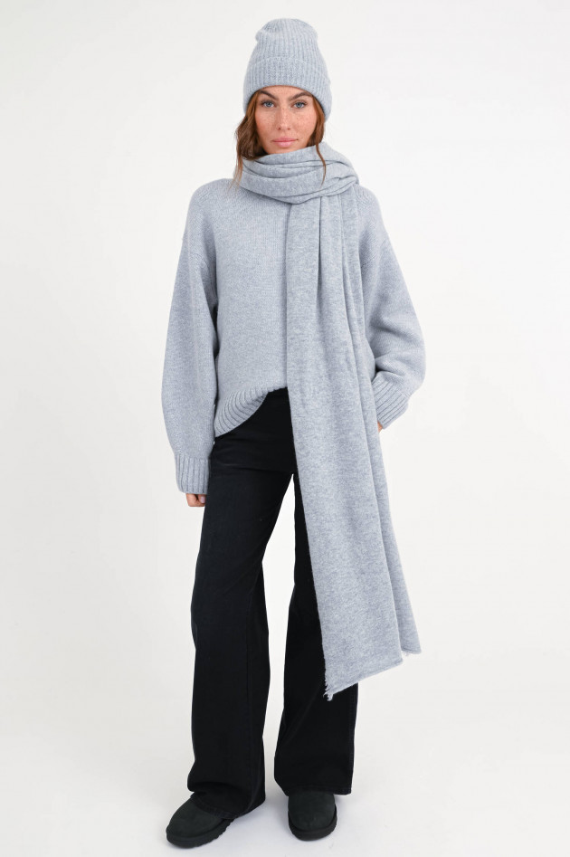 1868 Cashmere-Tuch in Hellgrau