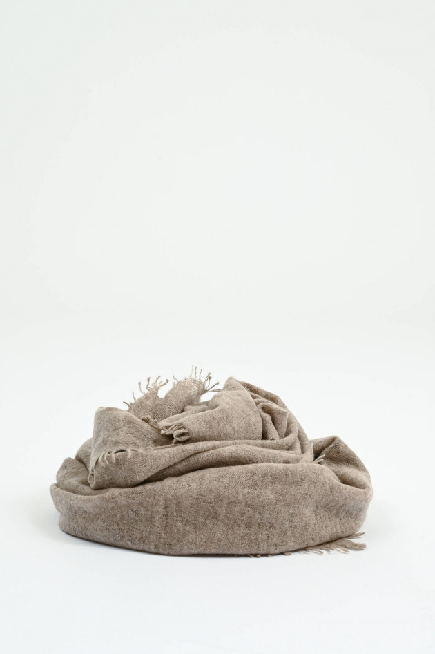 1868 Cashmere-Schal in Dark Beige