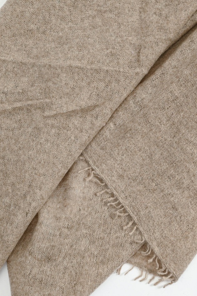 1868 Cashmere-Schal in Dark Beige