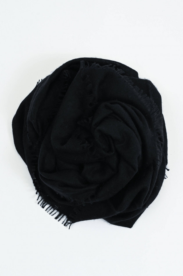 1868 Cashmere-Schal in Schwarz