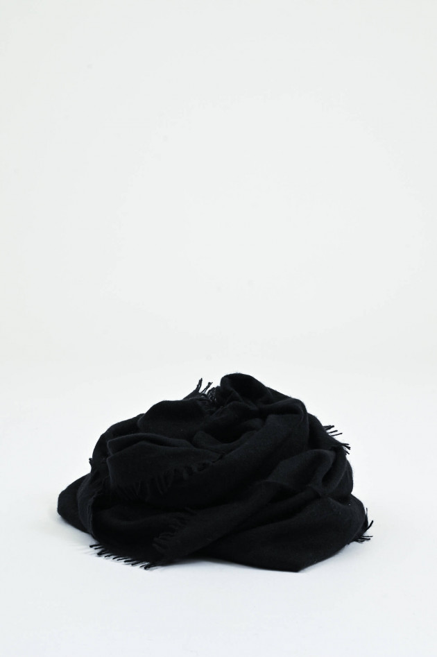 1868 Cashmere-Schal in Schwarz