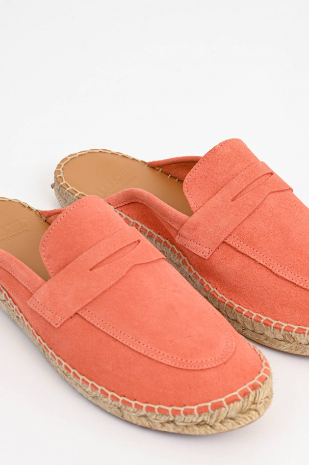 Abarca Espadrilles Slipper ANTIFAZ SERRAJE in Apricot