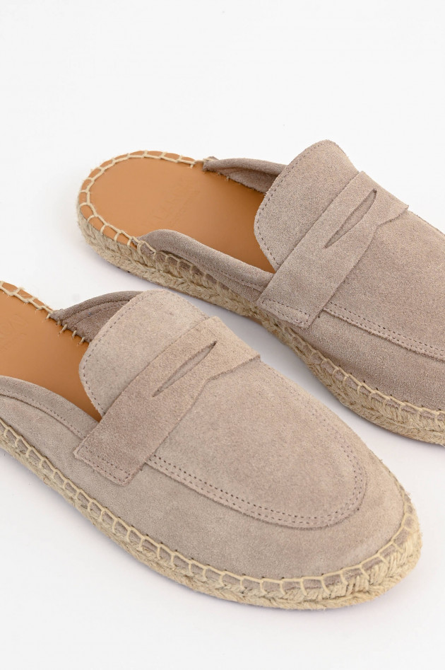 Abarca Espadrilles Slipper ANTIFAZ SERRAJE in Beige